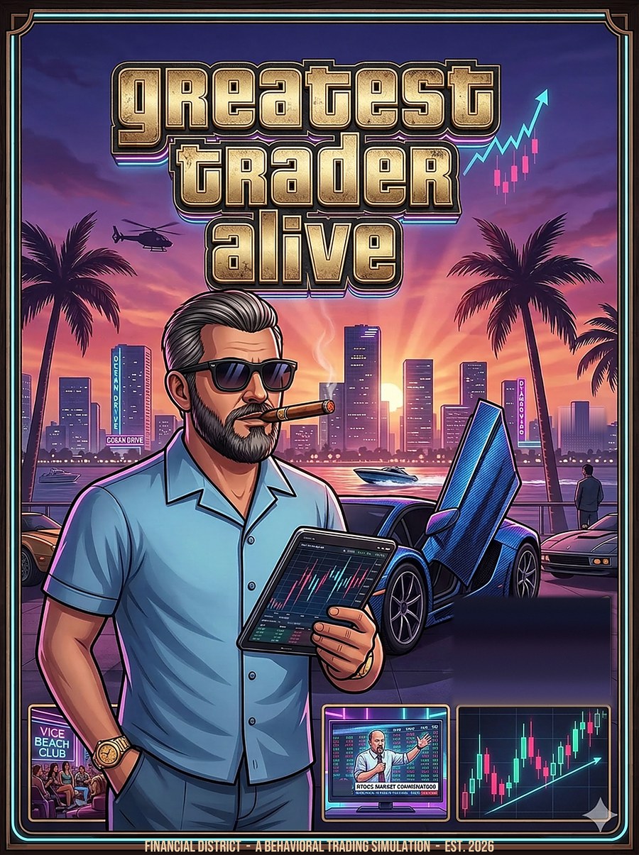 Greatest Trader Alive Vol. 1 — the journal, standing upright with the full cover art
